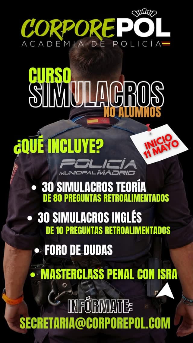 Post 6 by CORPOREPOL | Academia de Policía on Instagram (video)