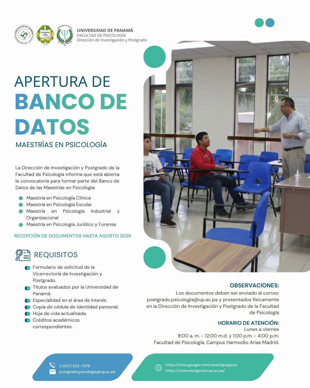 Post 9 by Facultad de Psicología de la Universidad de Panamá on Instagram (carousel)