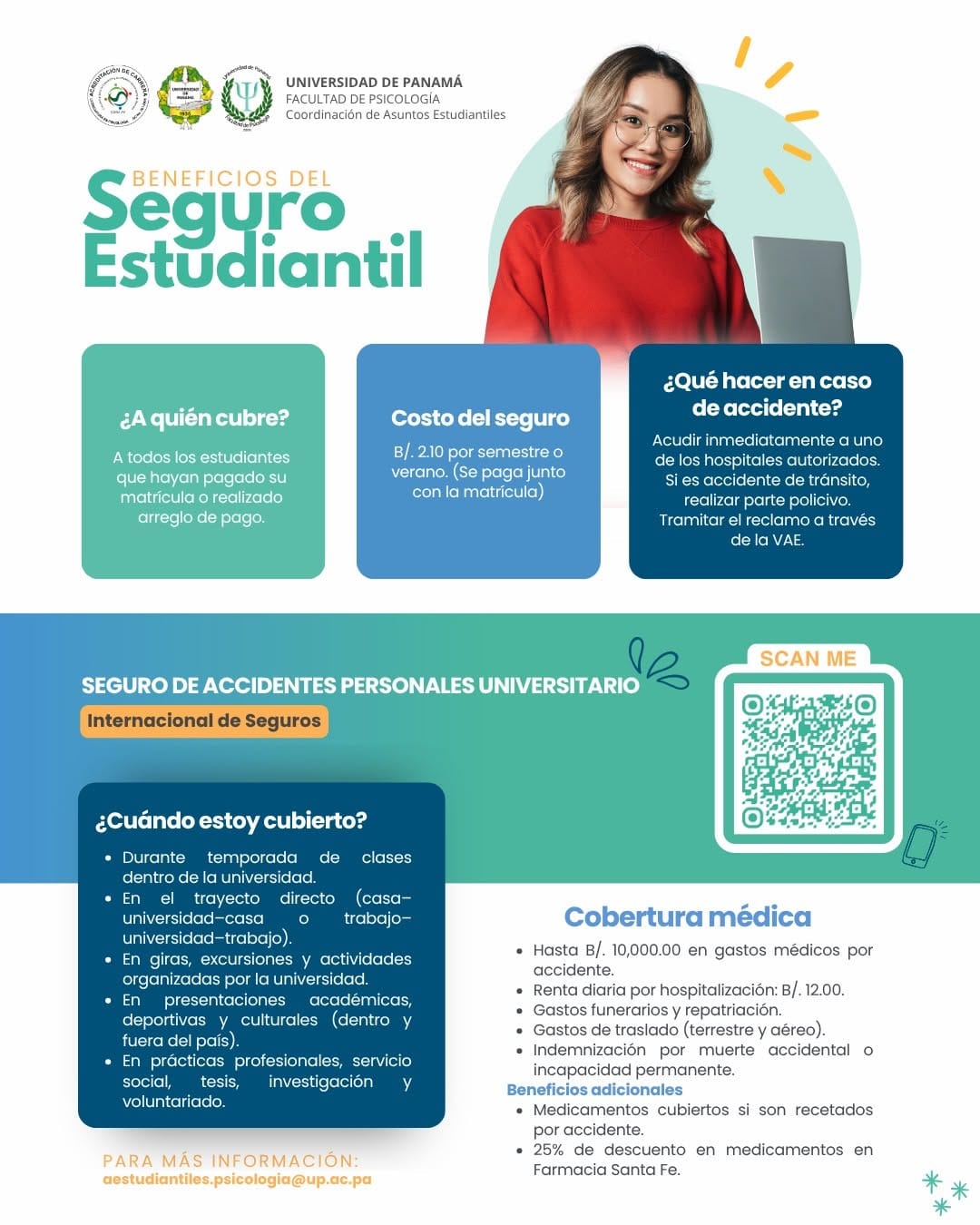 Post 7 by Facultad de Psicología de la Universidad de Panamá on Instagram (image)