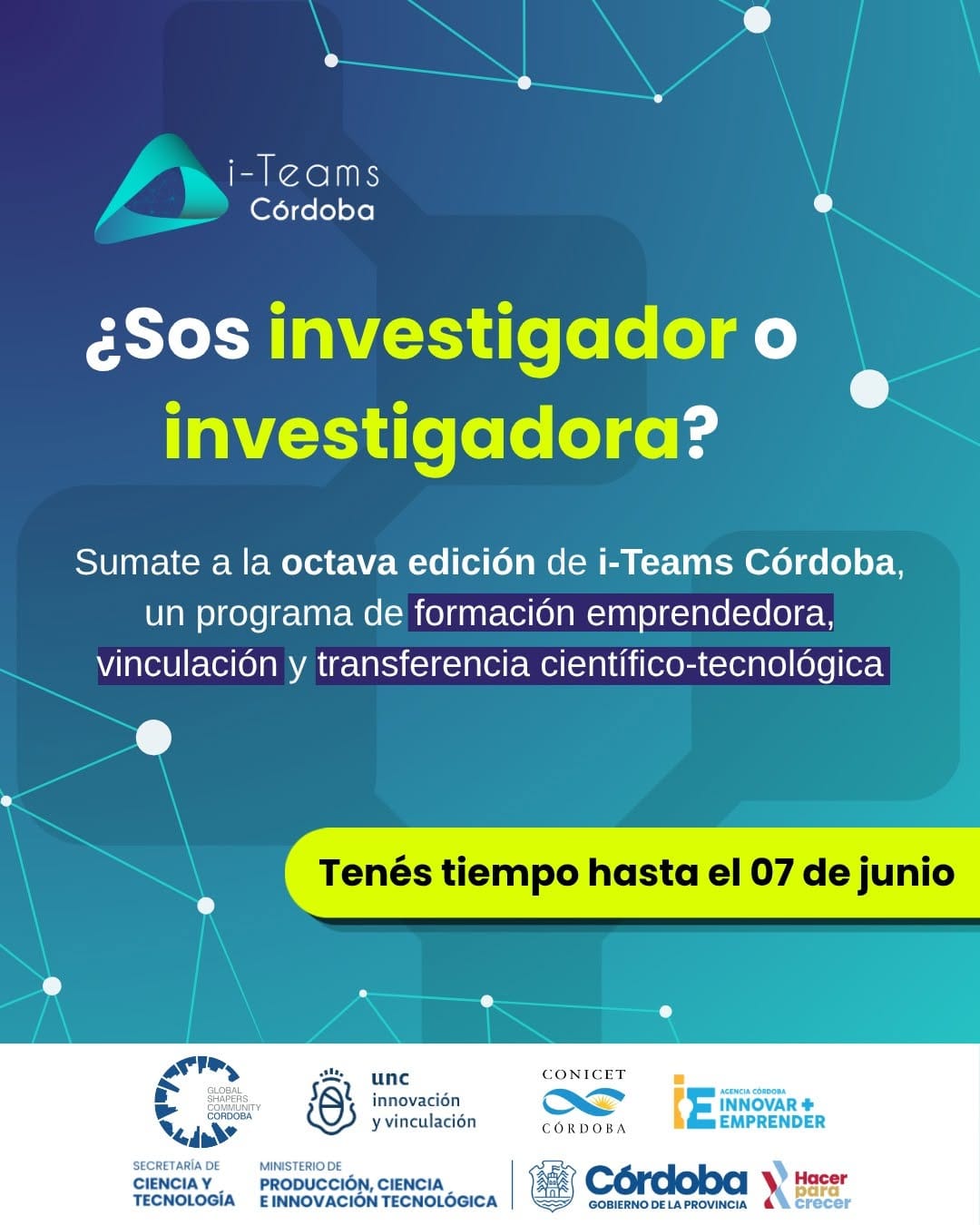 Post 5 by Secretaría de Innovación y Vinculación Tecnológica - UNC on Instagram (image)