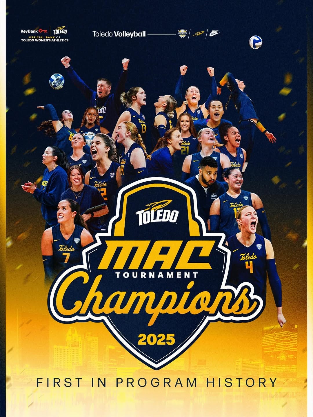 Post 10 by Toledo Volleyball on Instagram (image)