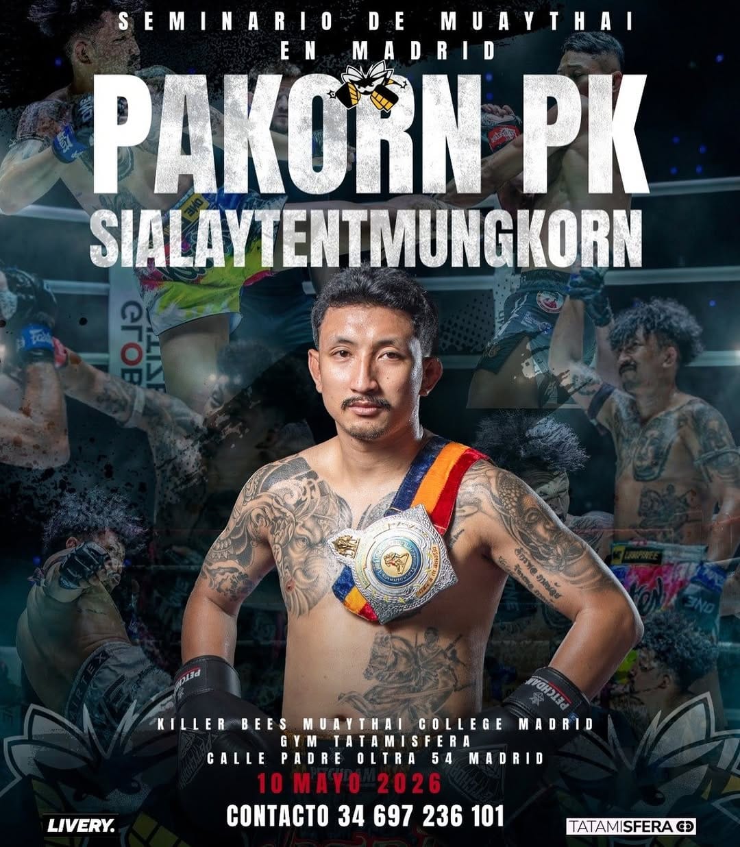 Post 8 by Killer Bees Muay thai College Madrid on Instagram (image)