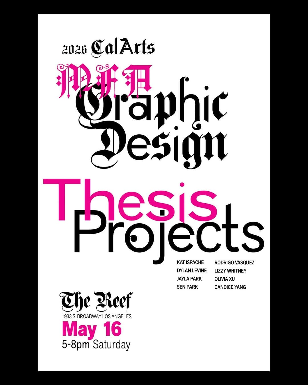 Post 3 by CalArts Graphic Design on Instagram (image)