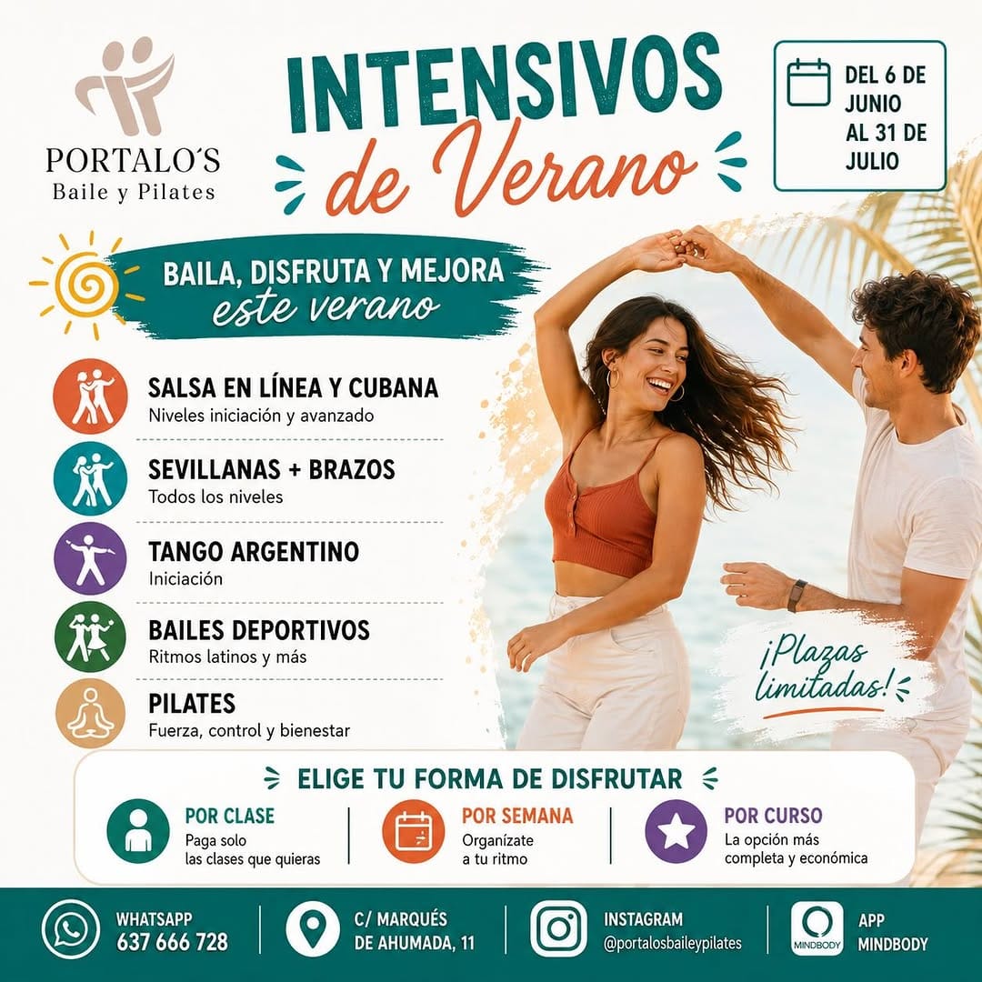Post 1 by Portalo’s | Academia de Baile y Pilates Madrid on Instagram (carousel)