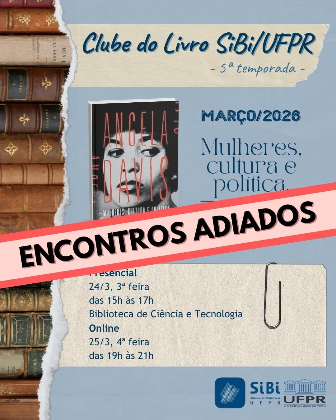 Post 8 by Sistema de Bibliotecas UFPR (SiBi/UFPR) on Instagram (image)