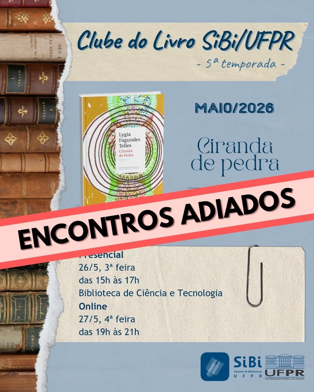 Post 2 by Sistema de Bibliotecas UFPR (SiBi/UFPR) on Instagram (image)
