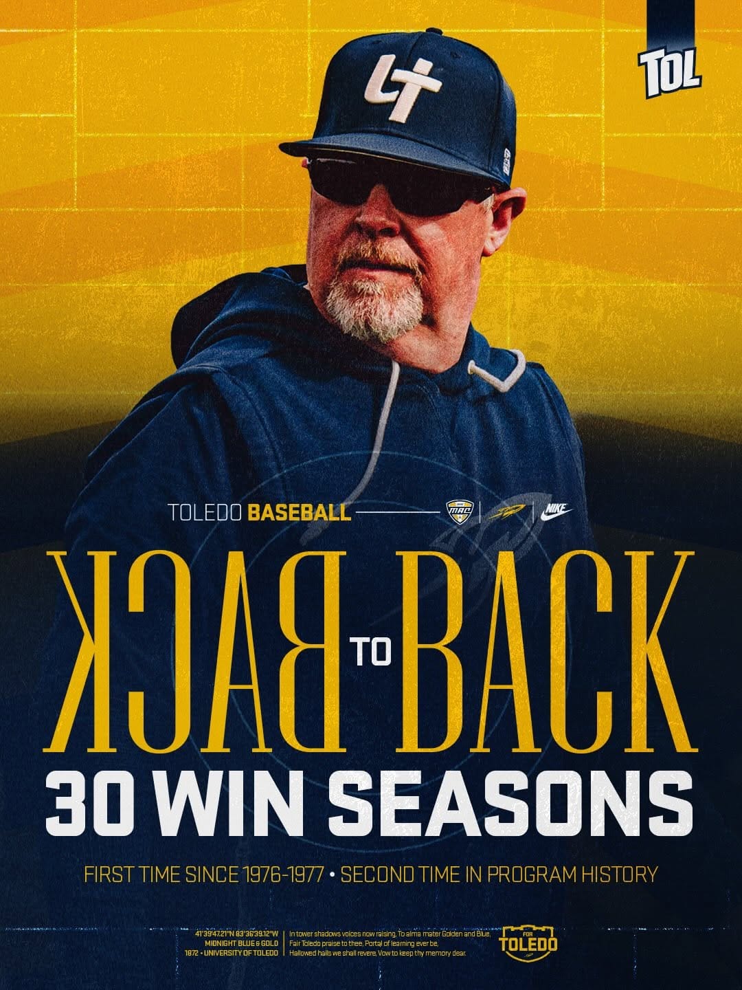 Post 10 by Toledo Baseball on Instagram (image)