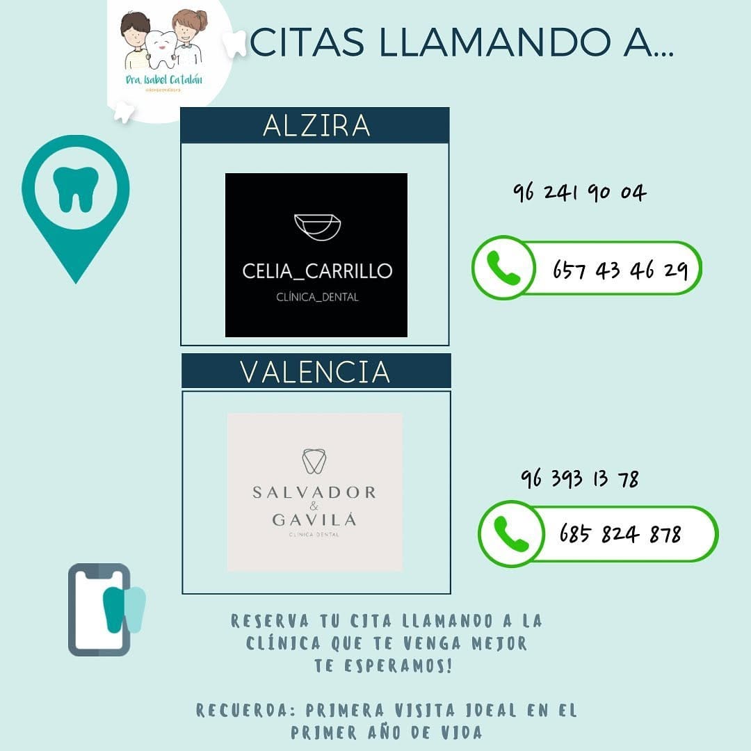 Post 8 by Odontopediatra. Isabel Catalán on Instagram (image)