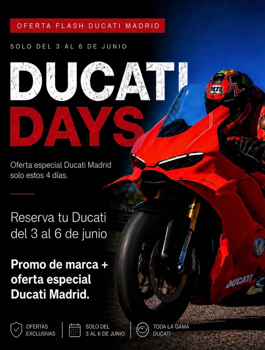 Post 3 by DUCATI MADRID ® on Instagram (image)