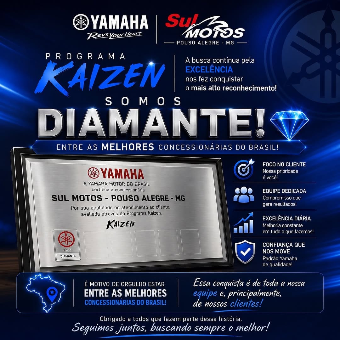 Post 4 by Yamaha Sul Motos on Instagram (image)