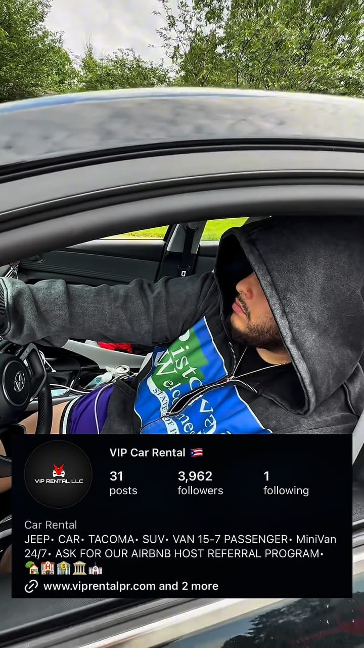 Post 6 by VIP Car Rental 🇵🇷 on Instagram (video)