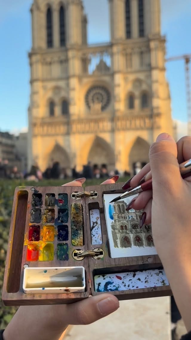 Post 7 by Live Wedding Event Painter Spain France Italy on Instagram (video)
