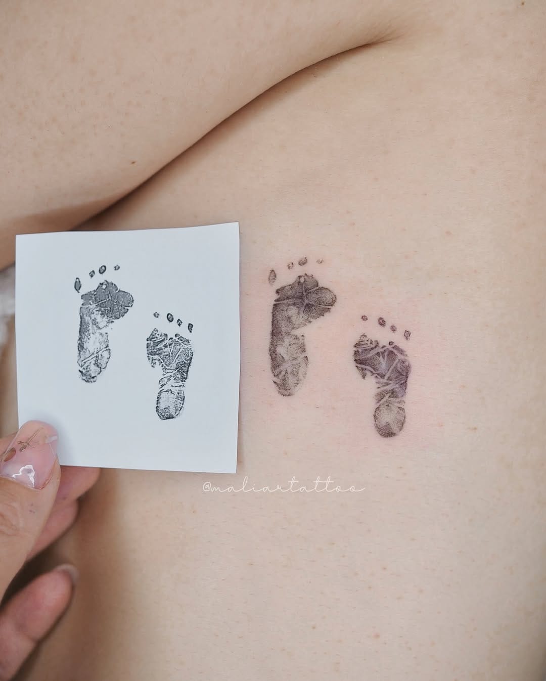 Post 6 by Mali Art Tattoo | Fine Line Barcelona on Instagram (image)