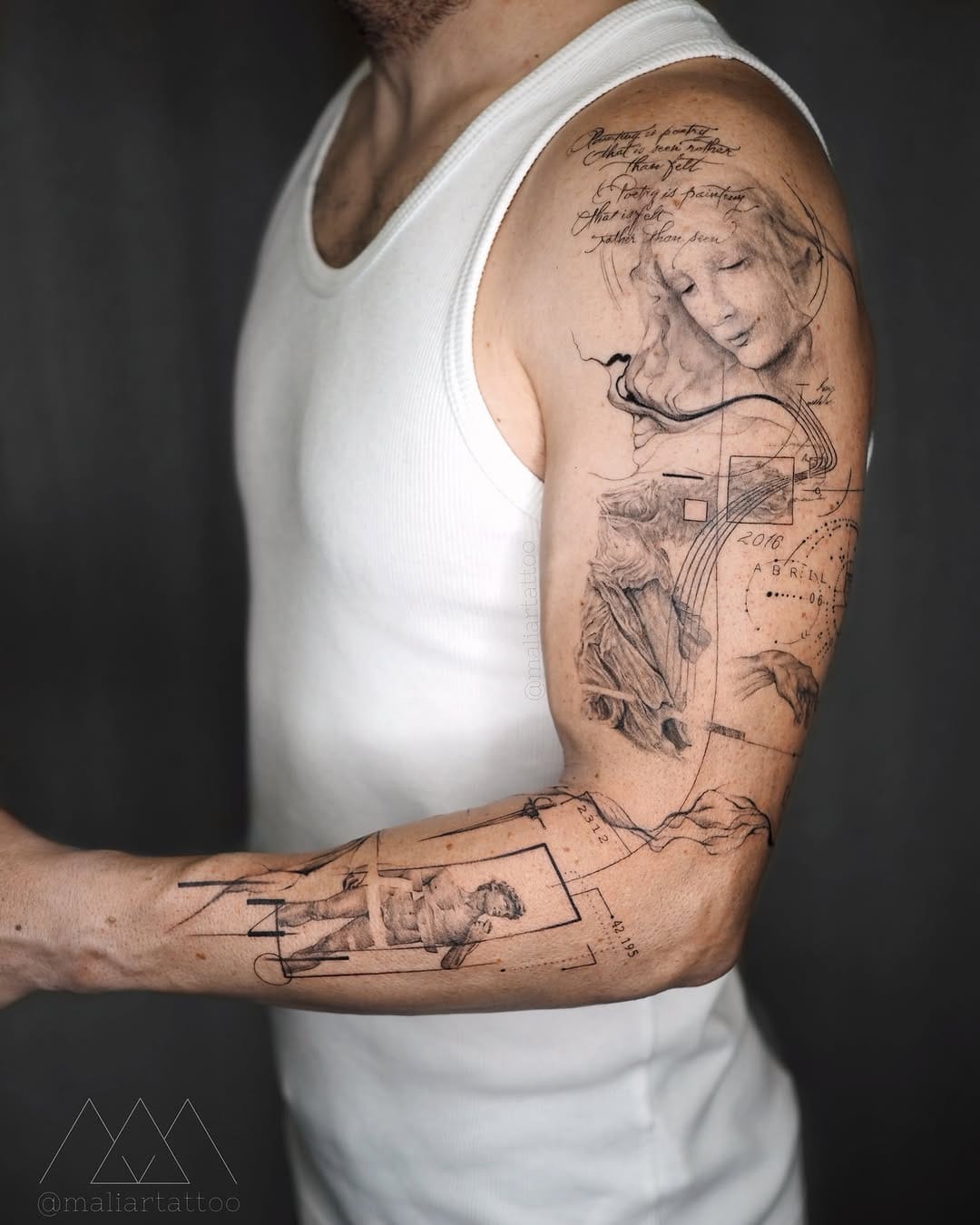 Post 8 by Mali Art Tattoo | Fine Line Barcelona on Instagram (carousel)