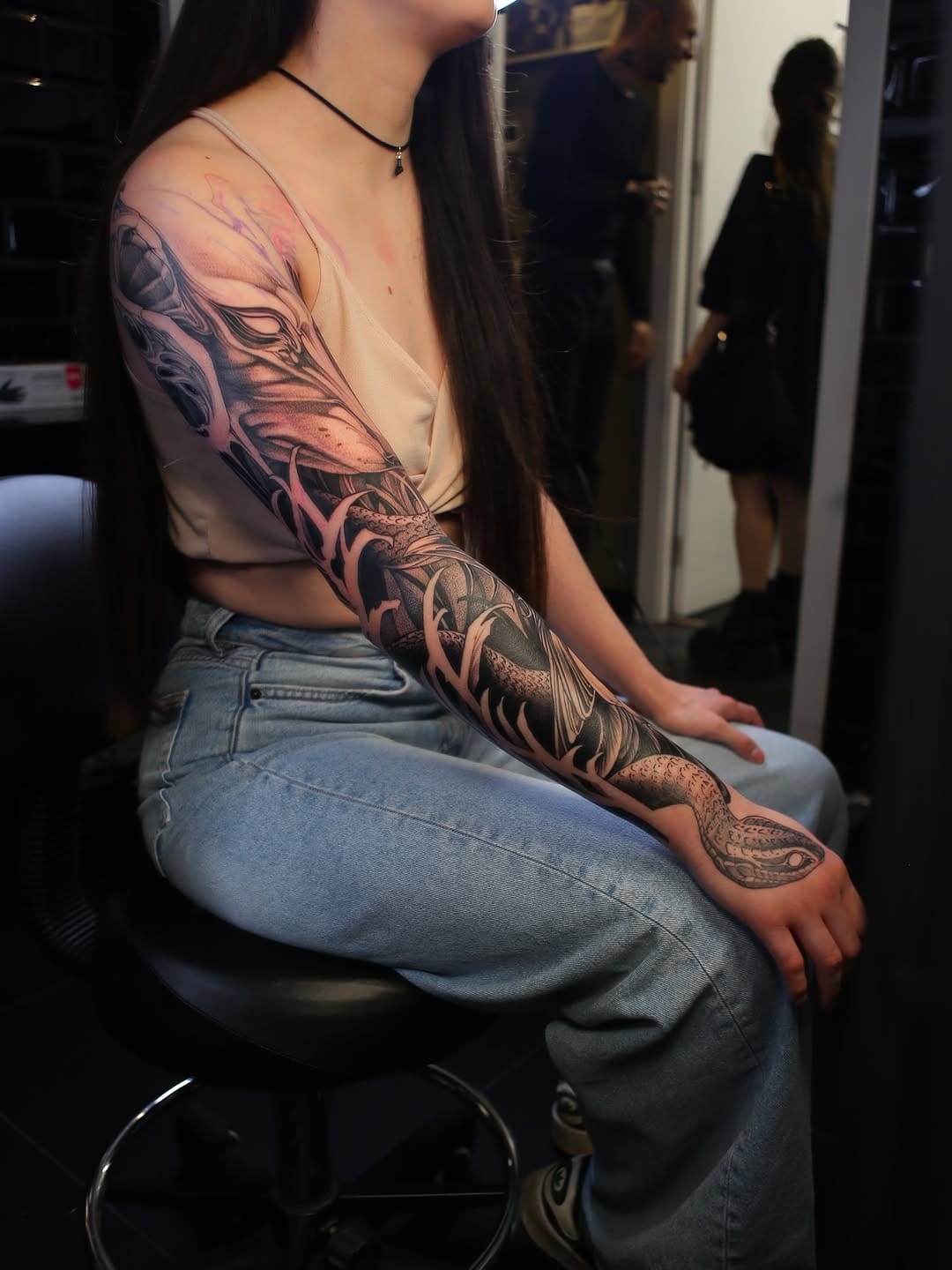 Post 6 by ༒ Blackwork Fantasy Madrid ༒ Jesus Posilio on Instagram (carousel)