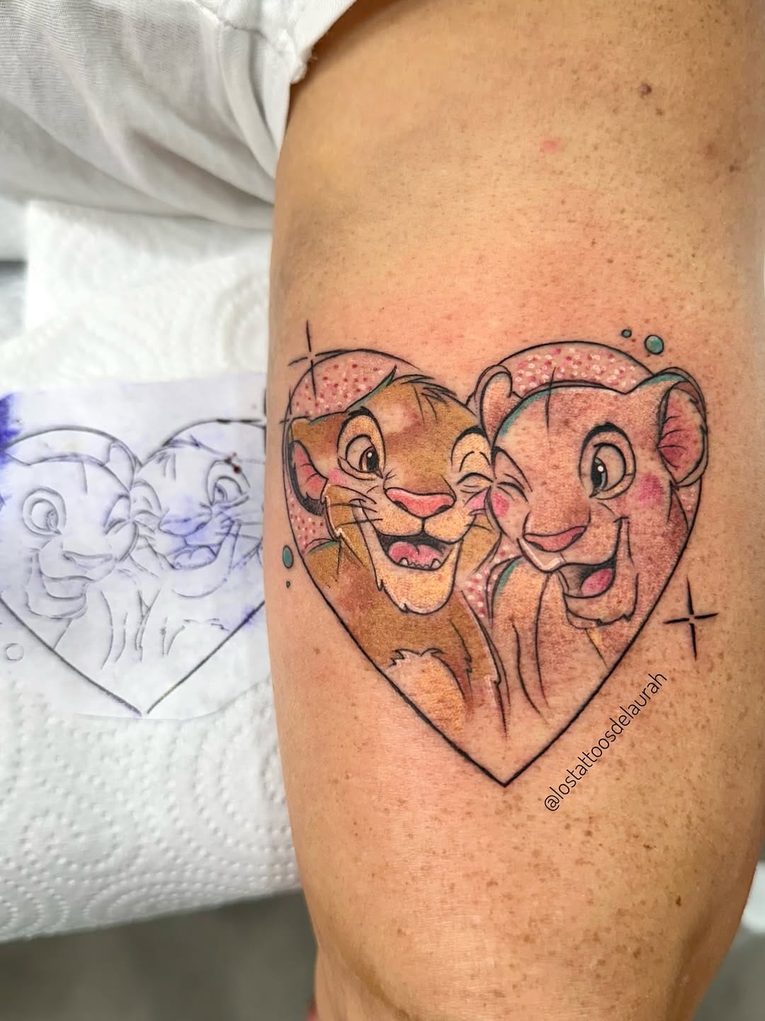 Post 6 by 🖤 laurah | Disney tattoos!! on Instagram (carousel)
