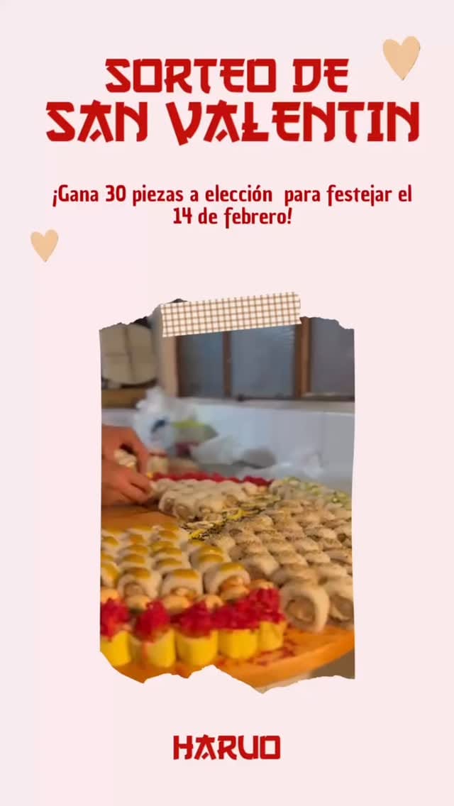 Post 5 by HARUO SUSHI on Instagram (video)
