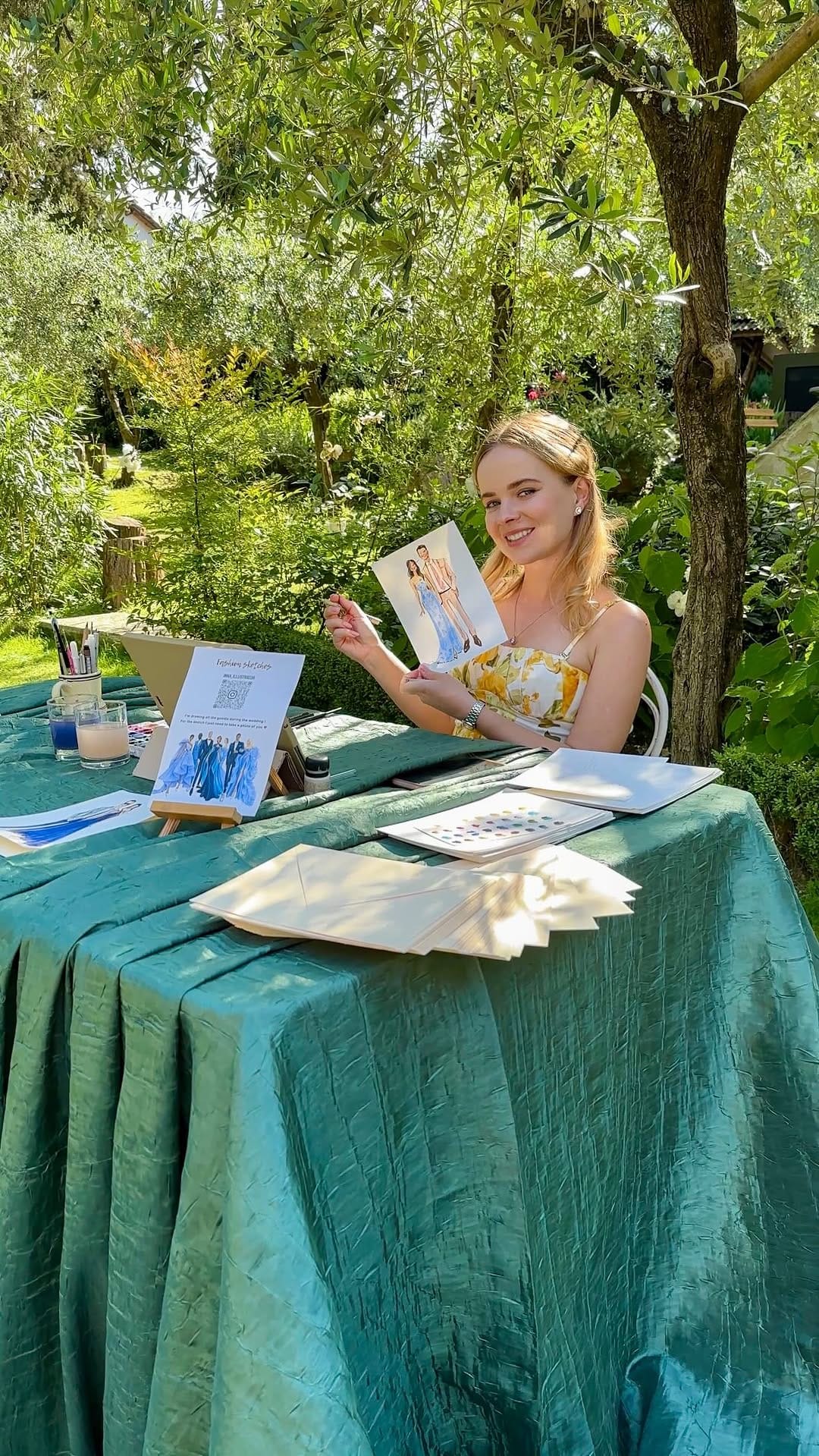 Post 4 by EVENT Wedding Illustrator 💍 ITALY | SPAIN | FRANCE on Instagram (video)