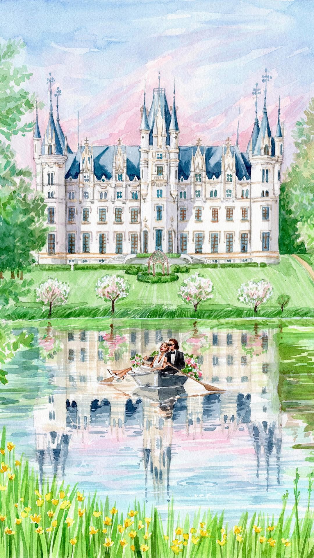 Post 5 by EVENT Wedding Illustrator 💍 ITALY | SPAIN | FRANCE on Instagram (video)