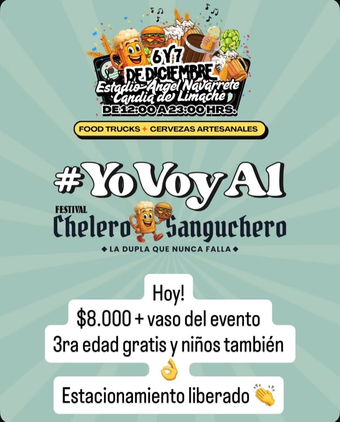 Post 10 by Festival Chelero Sanguchero Limache on Instagram (carousel)