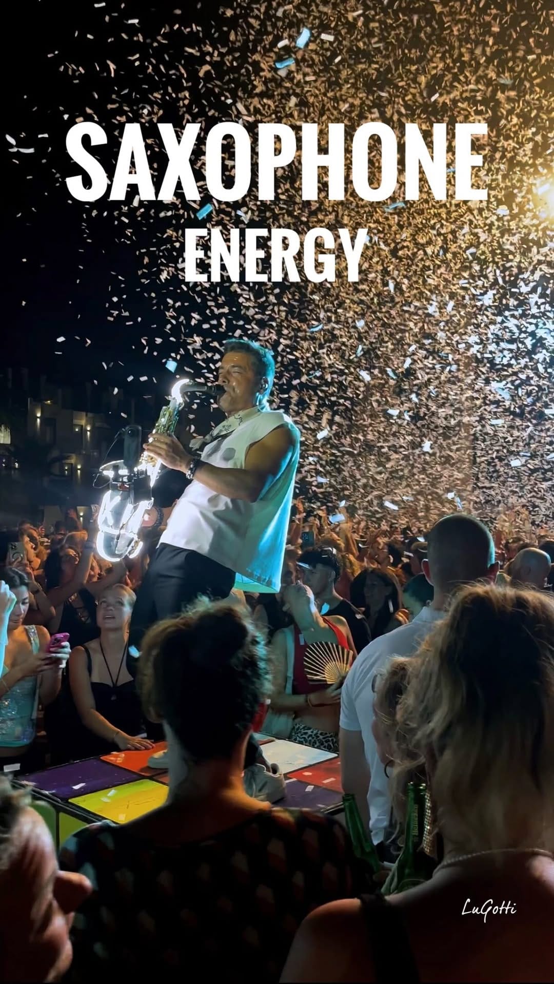 Post 7 by LuGotti | Ibiza Saxophonist on Instagram (video)