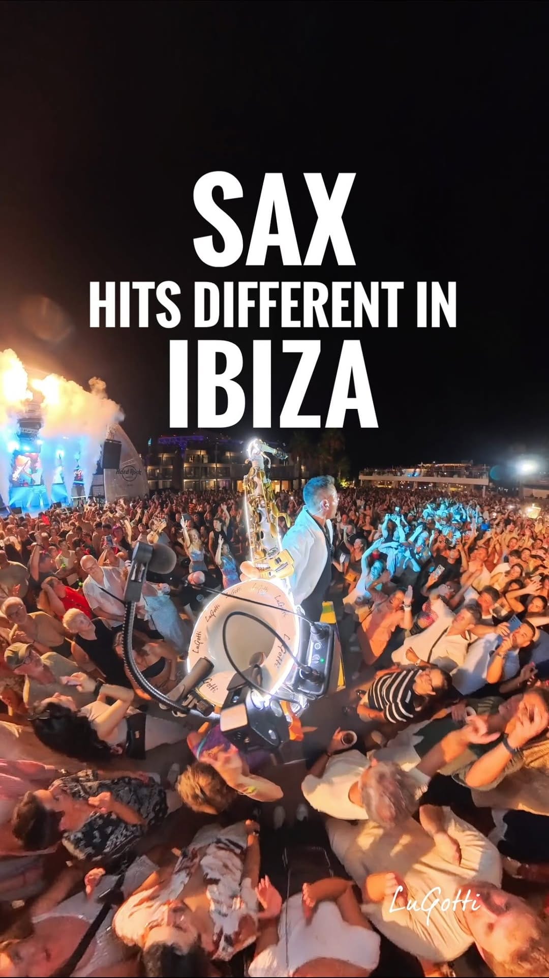 Post 9 by LuGotti | Ibiza Saxophonist on Instagram (video)