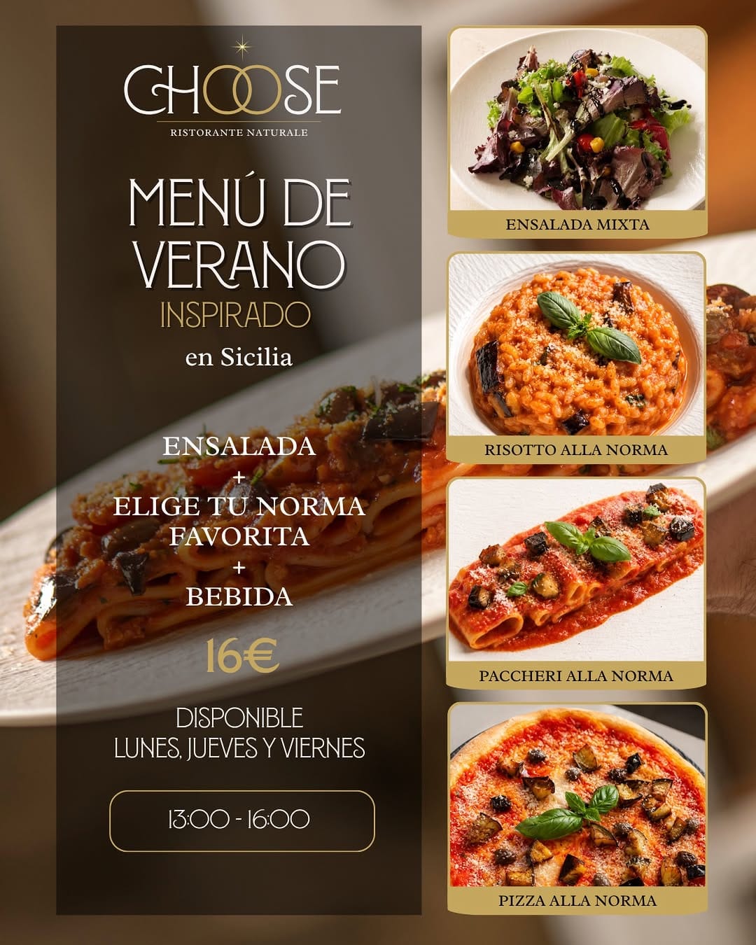 Post 1 by Choose Ristorante Naturale on Instagram (image)