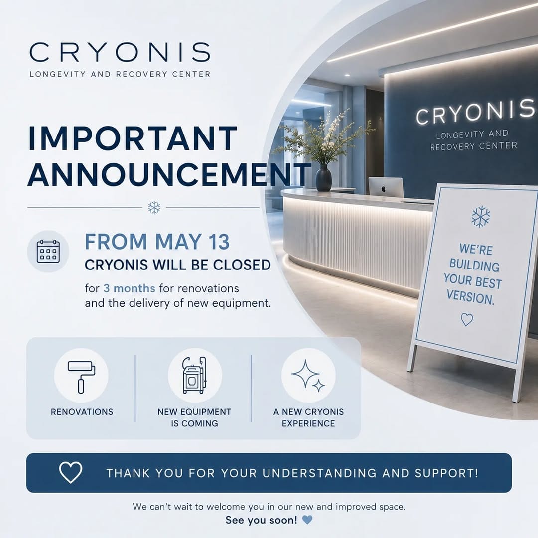 Post 1 by CRYOTHERAPY ❄️ on Instagram (carousel)