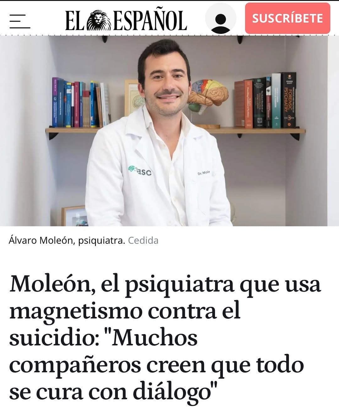 Post 9 by Dr. Álvaro Moleón Psiquiatra on Instagram (image)