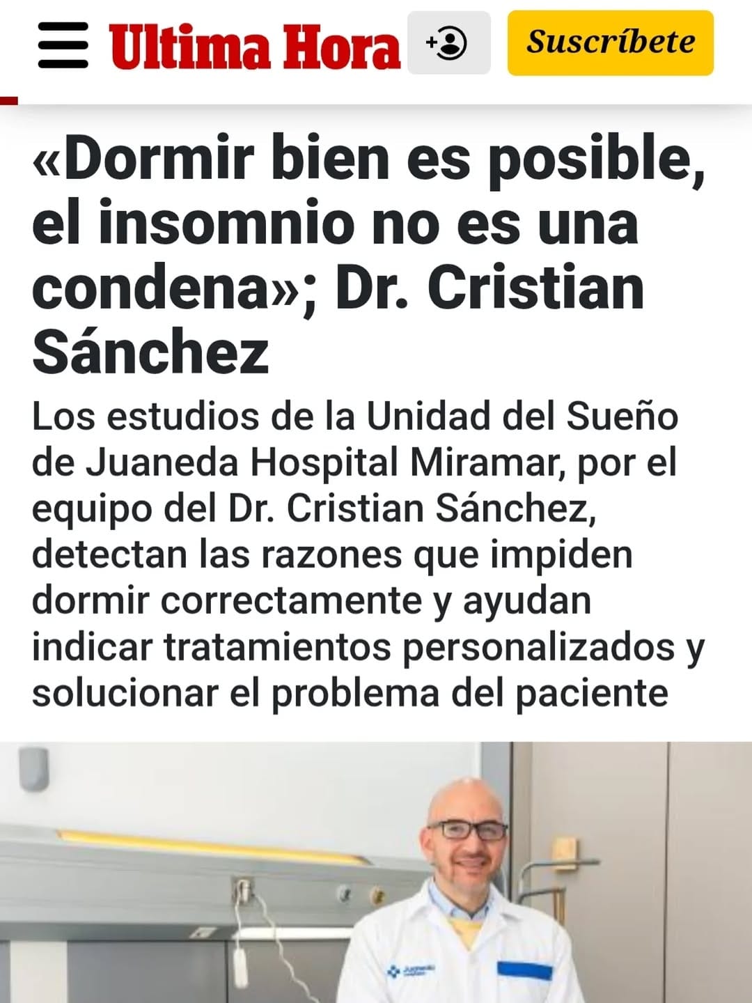 Post 5 by Dr. Cristian Sánchez Barros on Instagram (image)