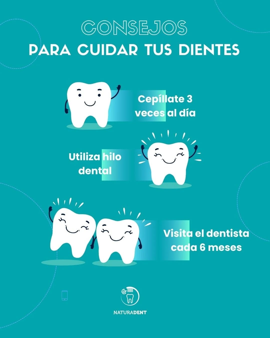 Post 1 by Clínicas Naturadent on Instagram (image)