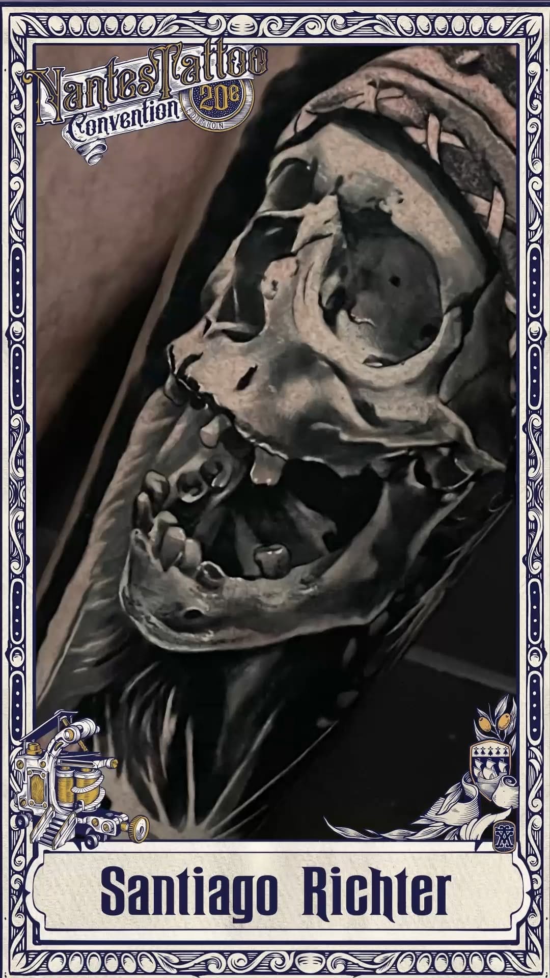 Post 4 by Santiago Richter • Tattoo Artist on Instagram (video)