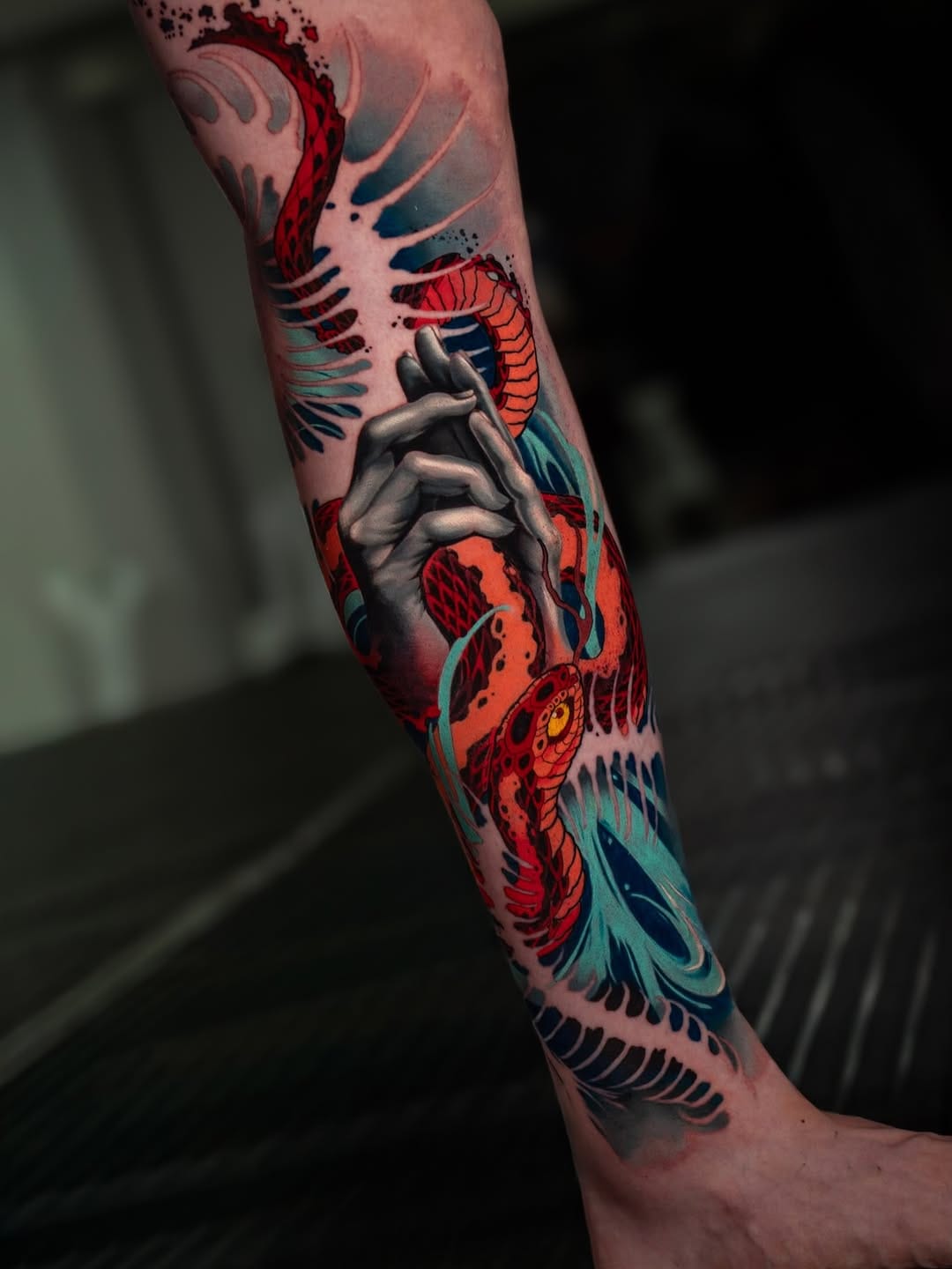 Post 5 by Yosmar Urrutia - illustrative Tattoo artist on Instagram (carousel)