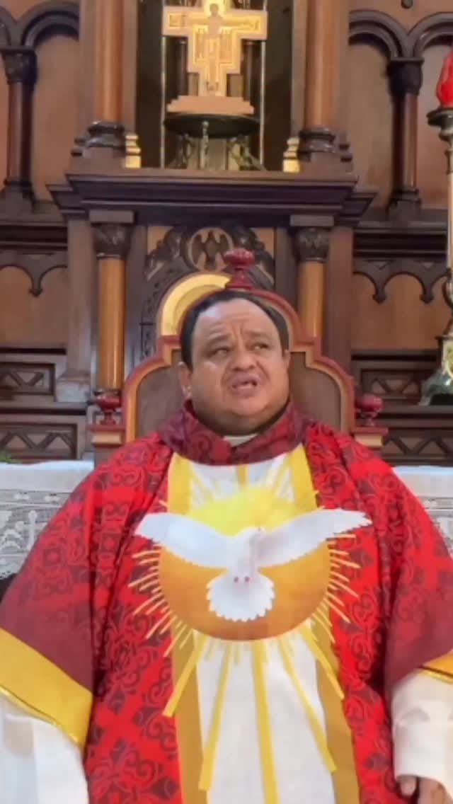 Post 8 by Padre Miguel Romero on Instagram (video)
