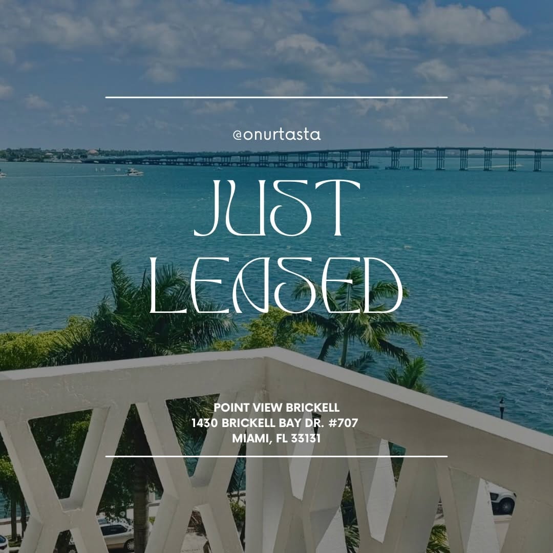 Post 6 by ONUR TASTAN | Miami Real Estate Advisor on Instagram (image)