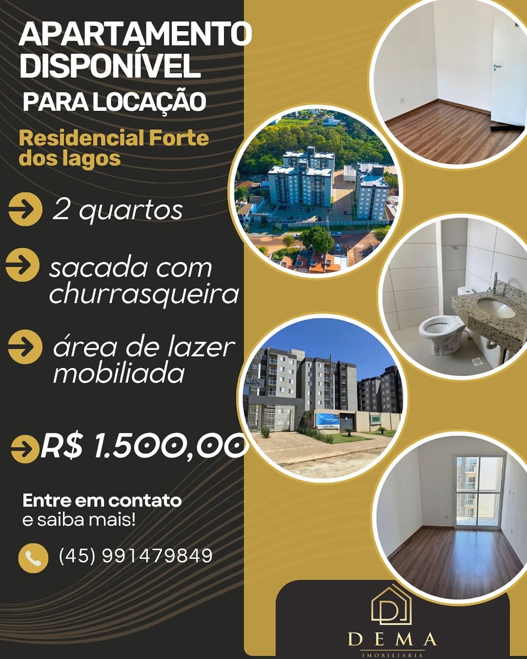 Post 3 by Dema Imobiliária on Instagram (image)