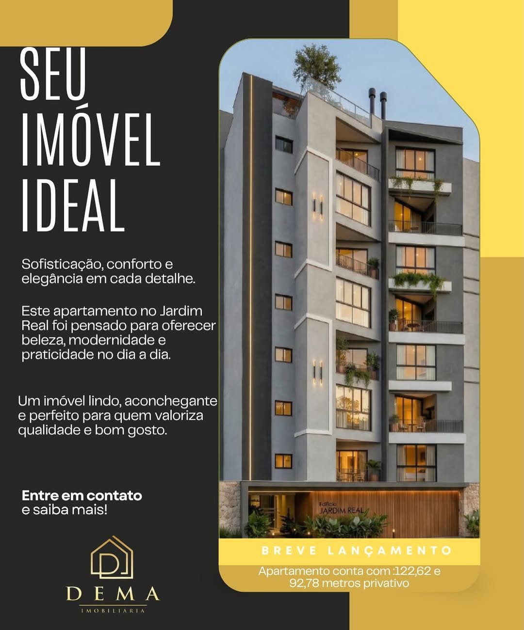 Post 1 by Dema Imobiliária on Instagram (image)