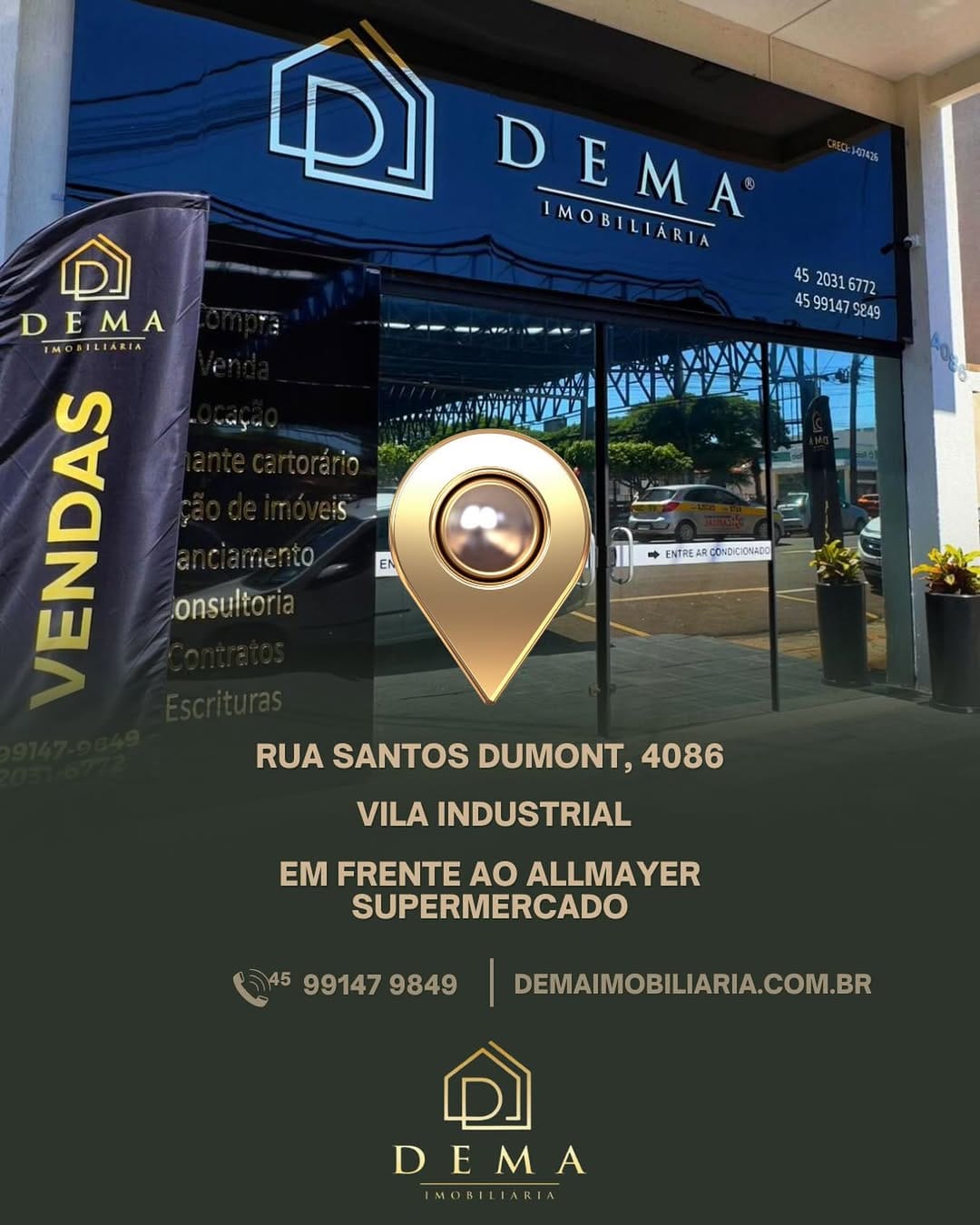 Post 9 by Dema Imobiliária on Instagram (image)