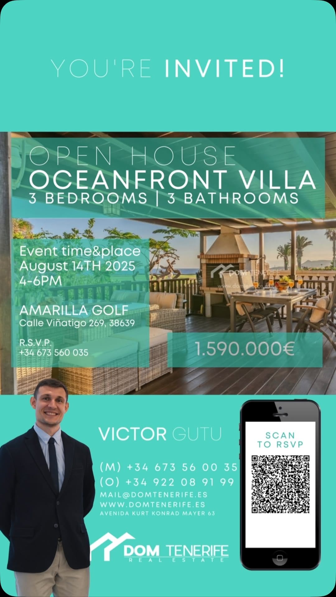 Post 9 by DOM Tenerife Real Estate on Instagram (video)
