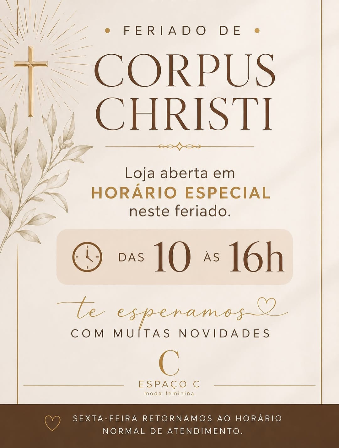 Post 3 by ESPAÇO C | MODA FEMININA on Instagram (image)