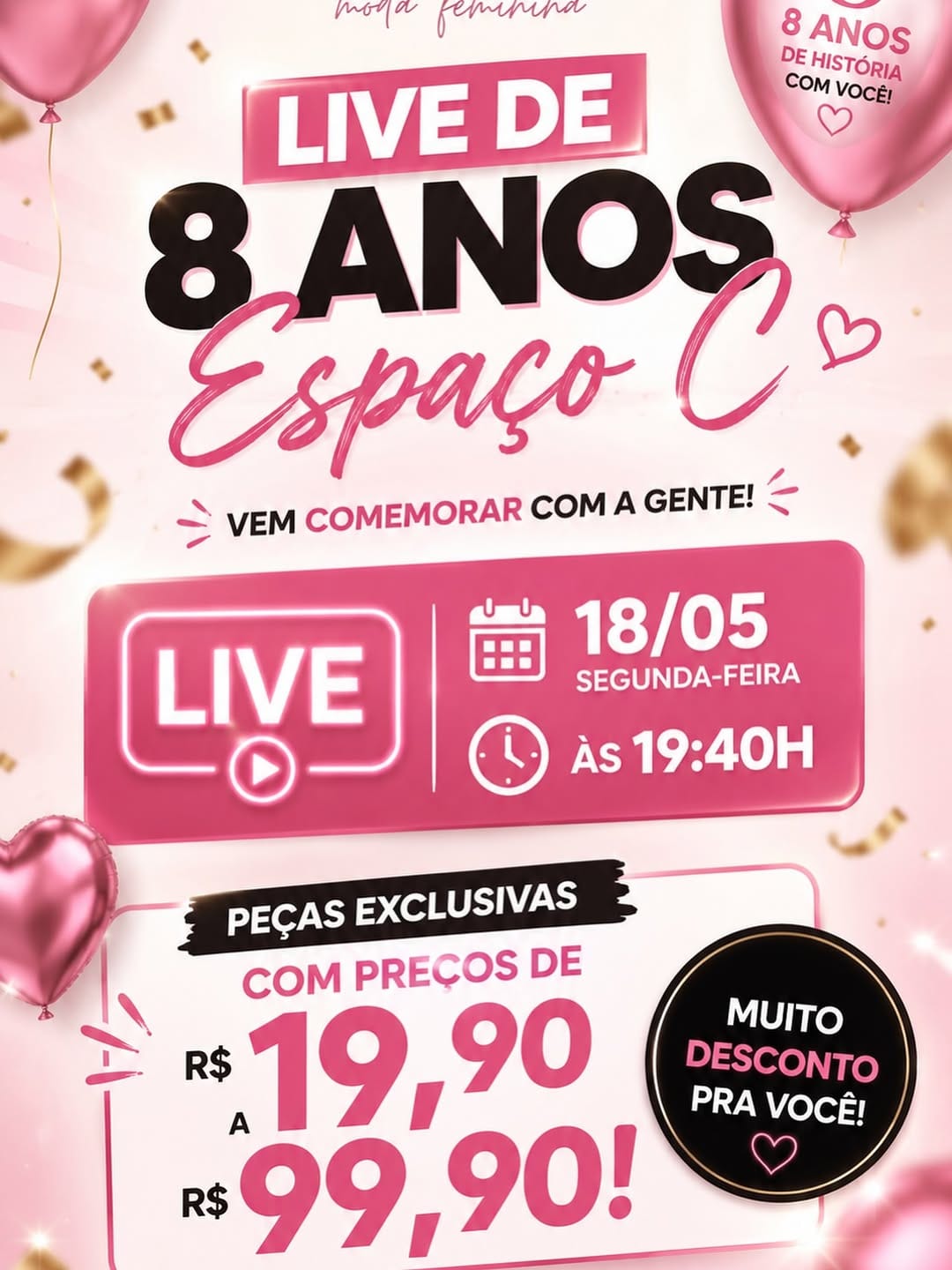 Post 9 by ESPAÇO C | MODA FEMININA on Instagram (image)