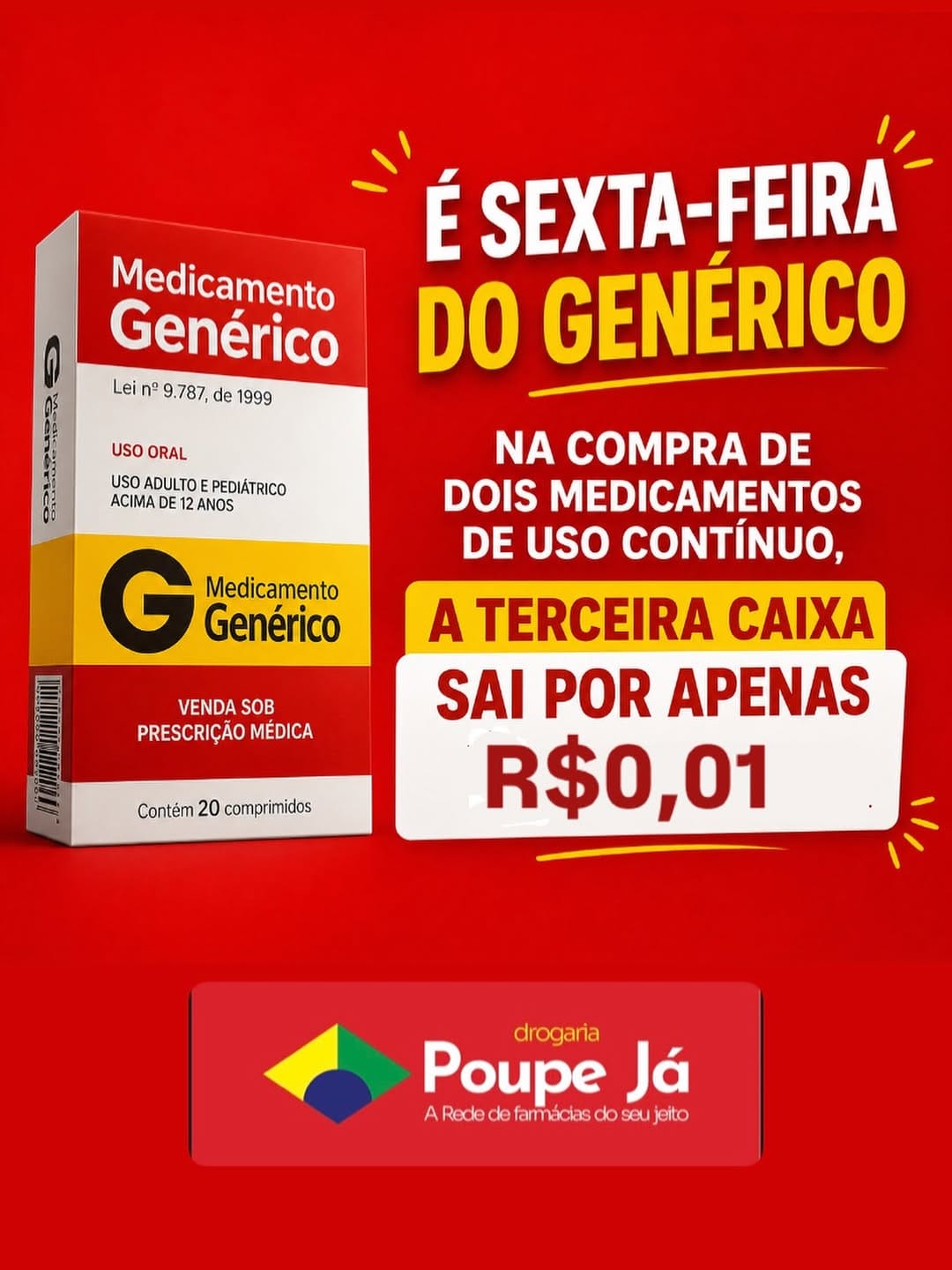 Post 1 by Drogaria Poupe Já Santa Helena on Instagram (image)
