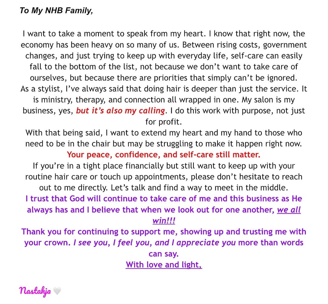 Post 8 by Healthy Hair Care Experts on Instagram (image)