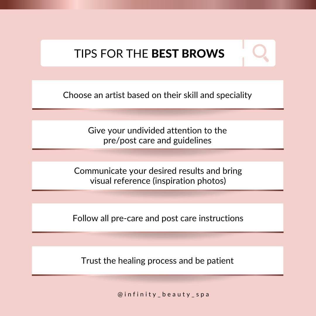 Post 6 by Infinity Beauty Spa • PMU on Instagram (image)