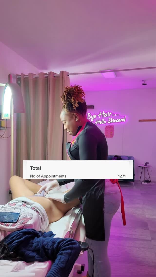 Post 7 by Chin Did it•Esthetician•Brooklyn Waxer on Instagram (video)
