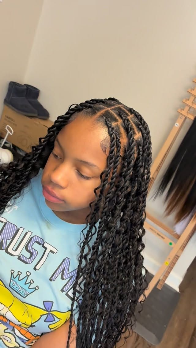 Post 8 by Kiah Leigh | 317 Braider on Instagram (video)