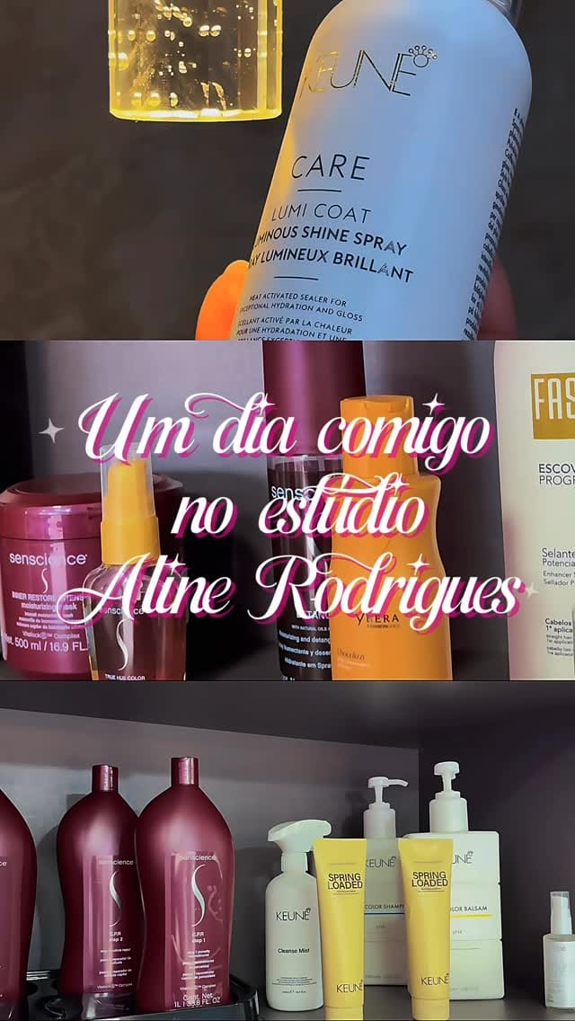 Post 2 by Aline Rodrigues | Mega Hair & Alisamento DF on Instagram (video)
