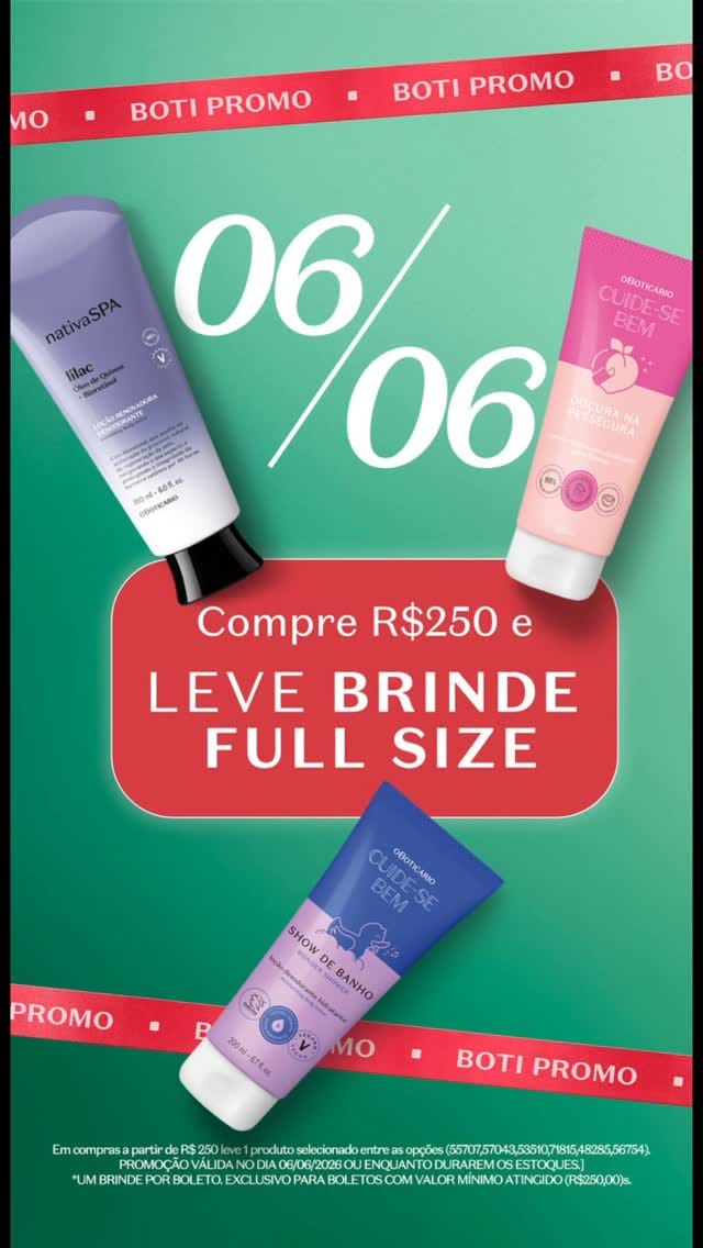 Post 1 by O Boticário Brusque on Instagram (video)