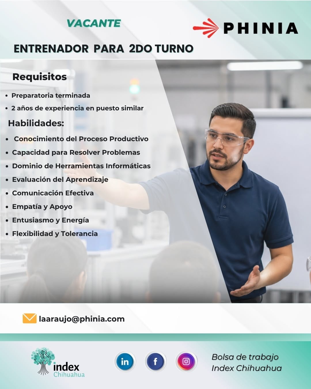 Post 1 by Bolsa de Trabajo Index Chihuahua on Instagram (carousel)