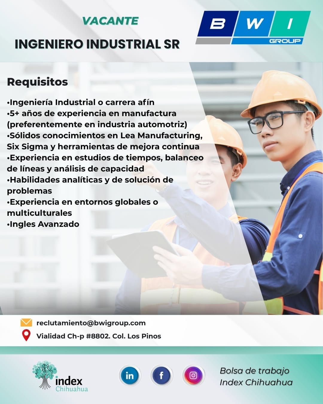 Post 6 by Bolsa de Trabajo Index Chihuahua on Instagram (carousel)